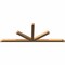 Ekena Millwork Saratoga Smooth Timber Gable Bracket, Western Red Cedar, 96"W x 36"H x 3 1/2"D x 3 1/2"F, 9/12 Pitch GBW096X36X0404SAR00SWR - alternate 4